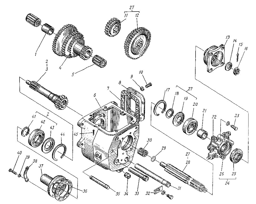 Кпп газ 52 схема переключения передач